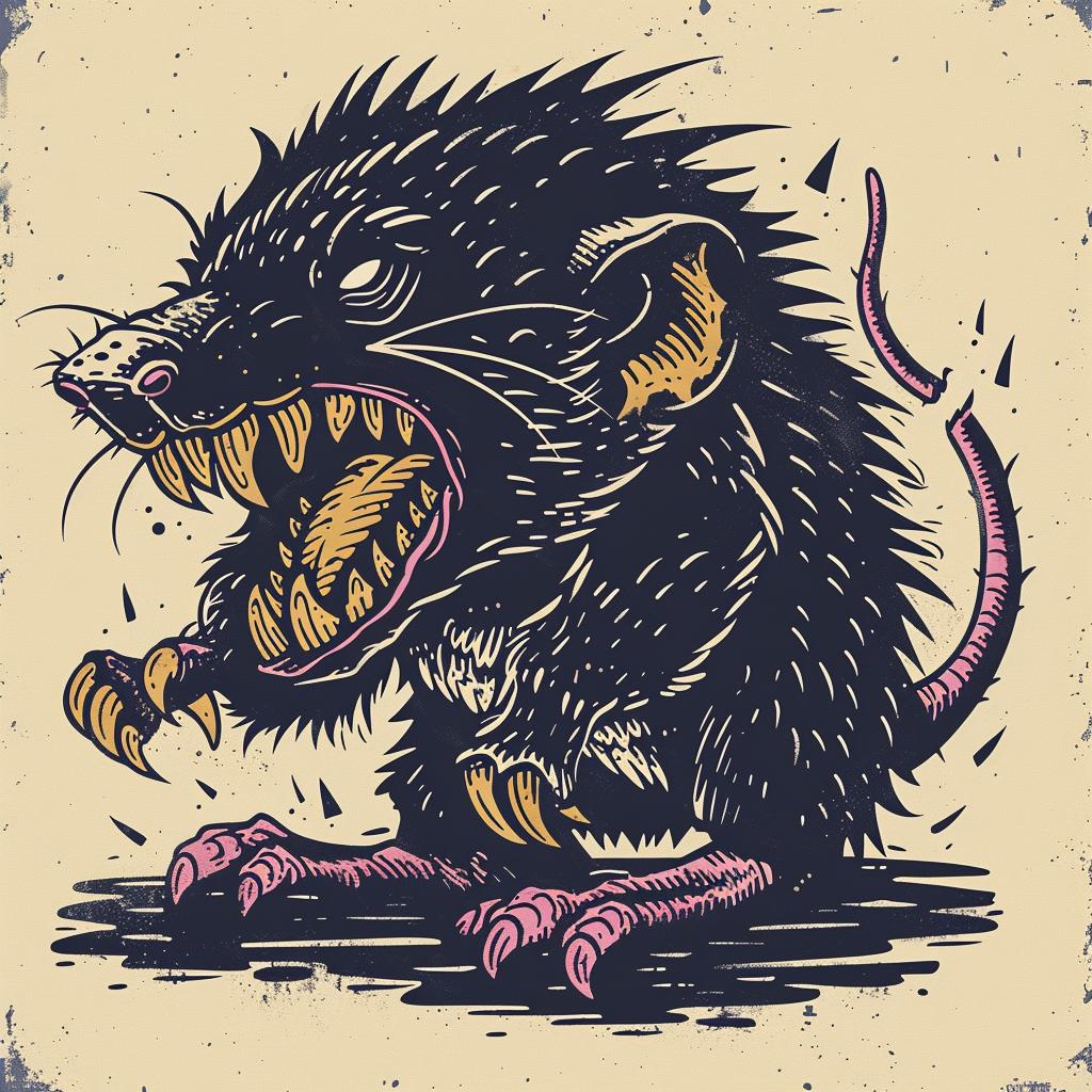 rat  mythical  toddmcfarlane  ferocious  creature  graphic  dark  illustration  fearsome  surreal 928329