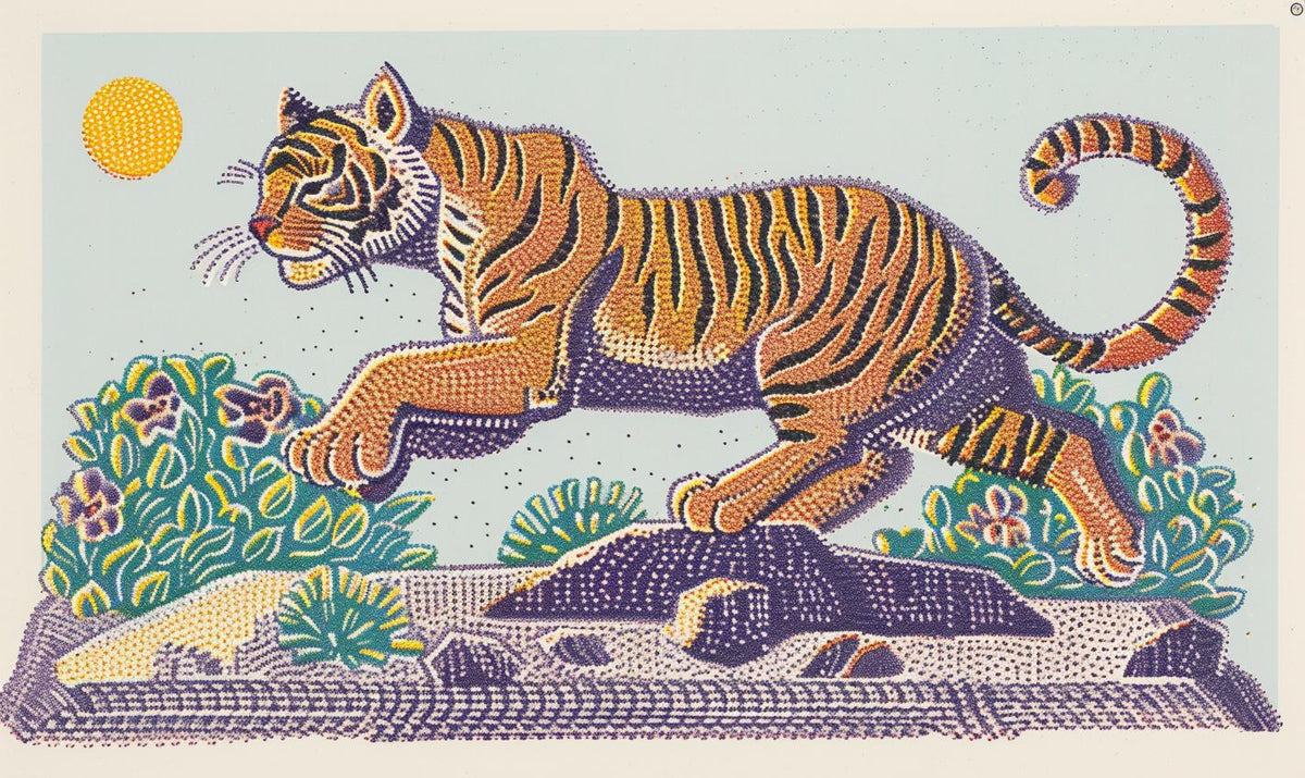 tiger  running  grass  action  wildlife  nature  vibrant  motion  dynamic  animal 961016