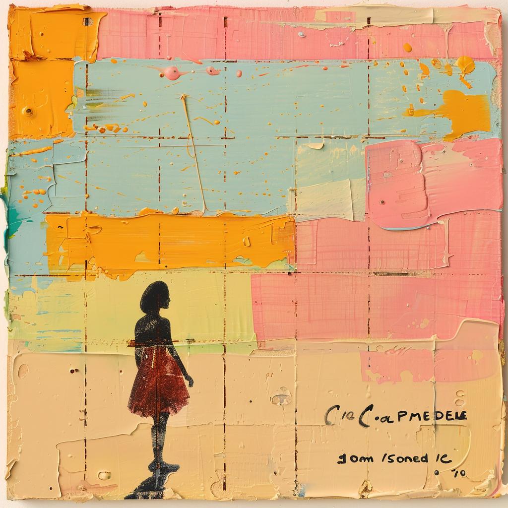 encaustic  paint  palette  knife  impasto  girl  street  art  abstract  colorful 1016363