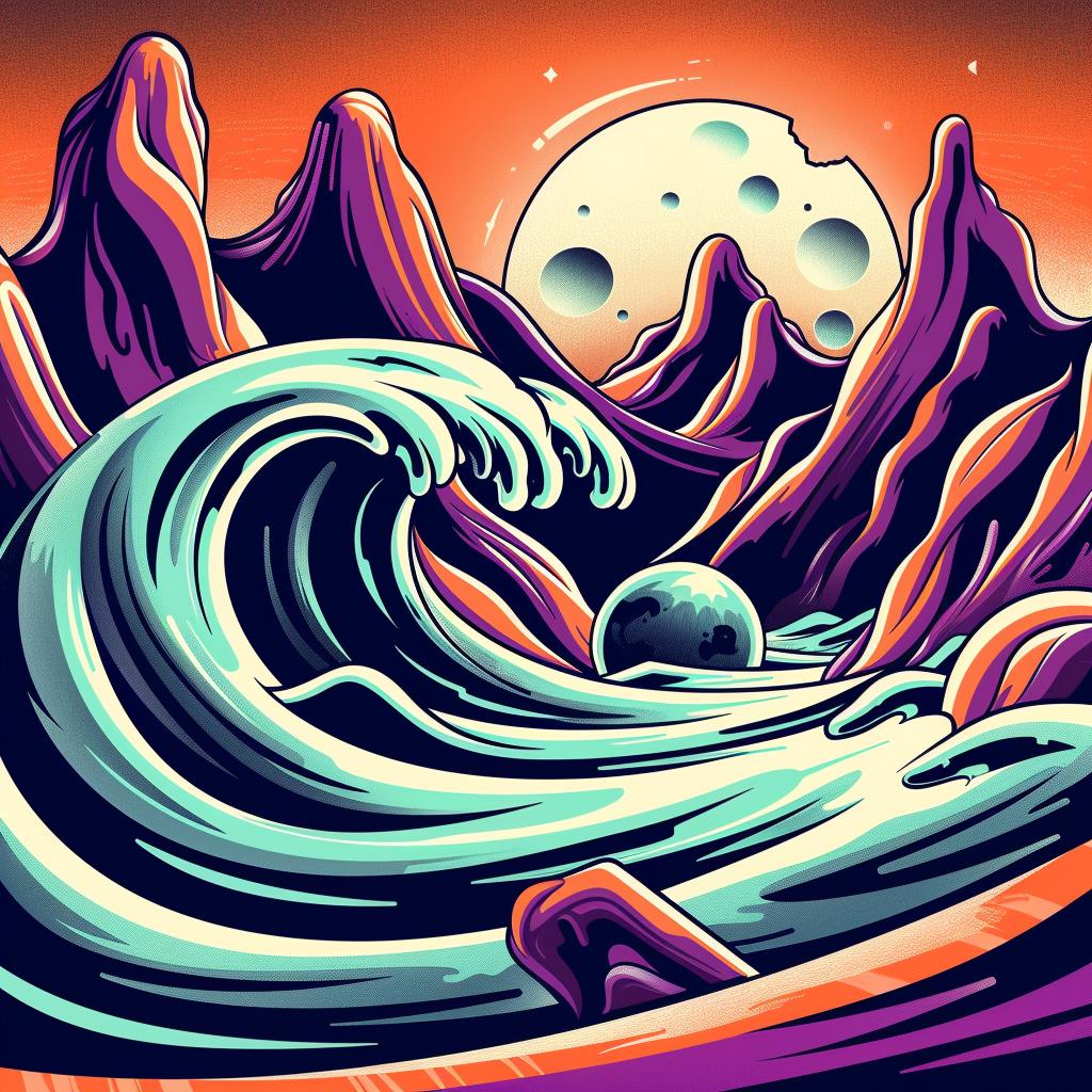 album  art  flowerpunk  galaxy  sunrise  teal  orange  wave  psychedelic  abstract 941981
