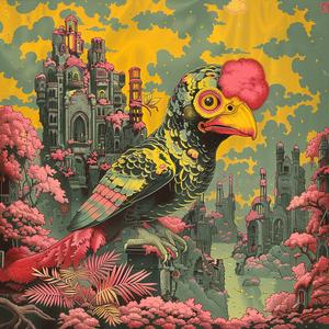 bird  colorful  painting  pink  head  nature  vibrant  art  design  illustration 1056091