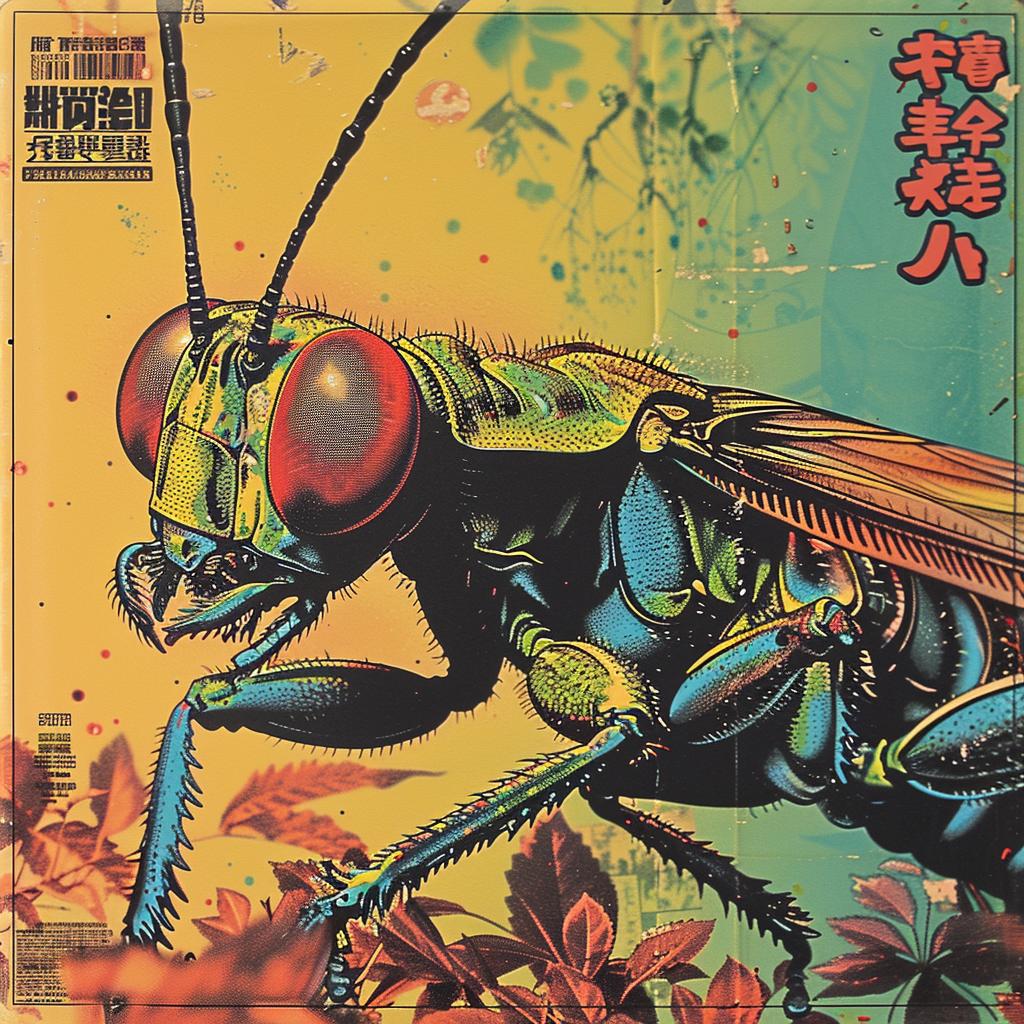 insect  grasshopper  illustration  artwork  colorful  creative  surreal  symbolism  detailed  design 939651