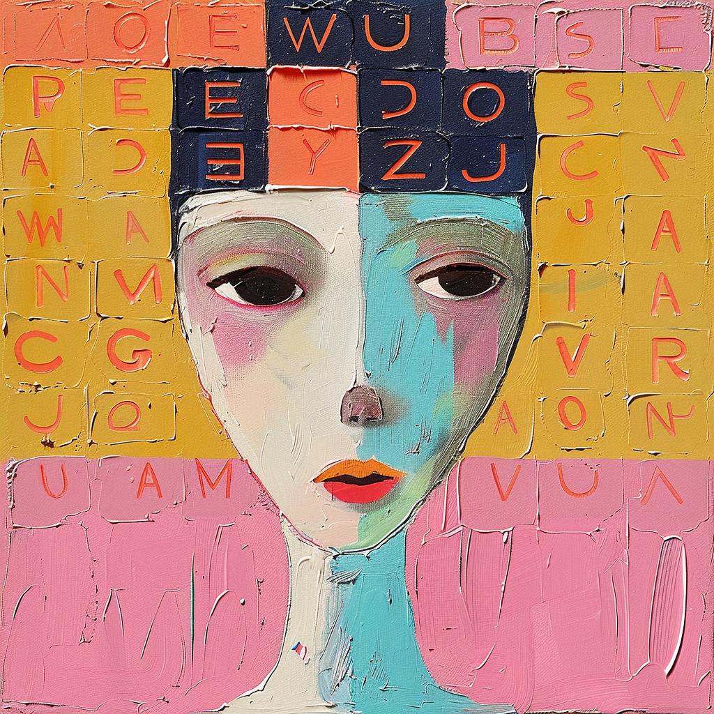 painting  woman  letters  colorful  text  graphic  modern  artistic  design  studio 950815