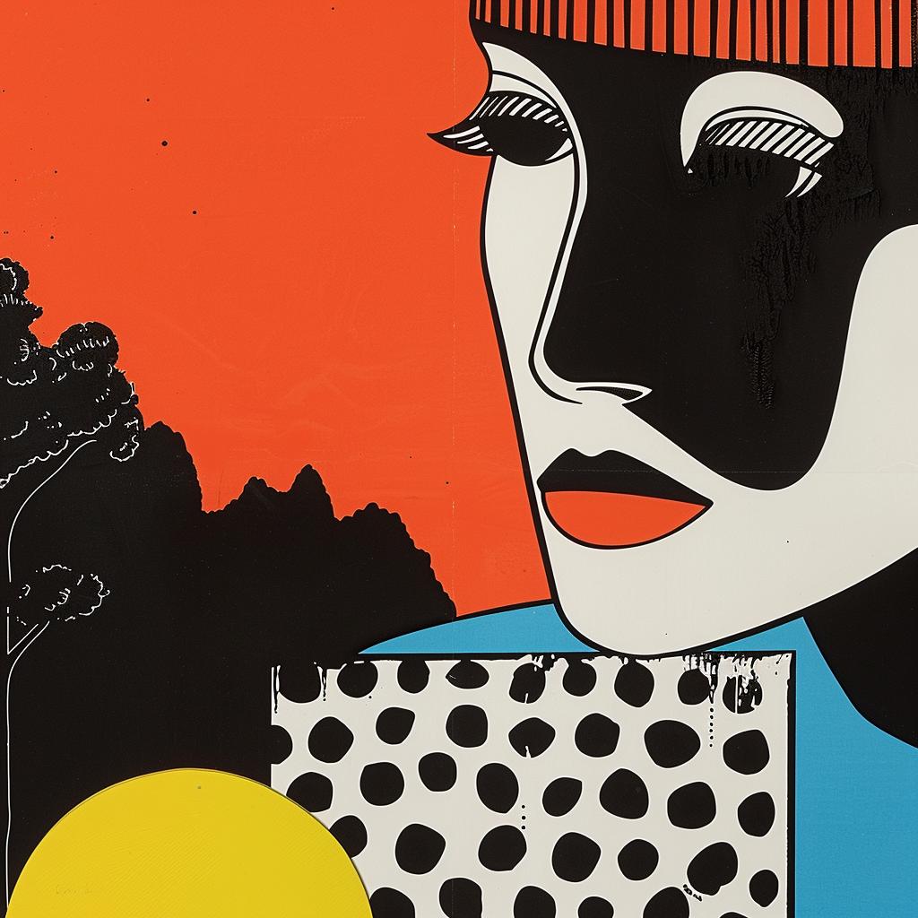 creative  surreal  album  cover  woman  hat  sun  colorful  art  design 1019612