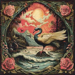 swan  art  colorful  illustration  nature  chromolithography  vibrant  beautiful  detailed  visual 1050359