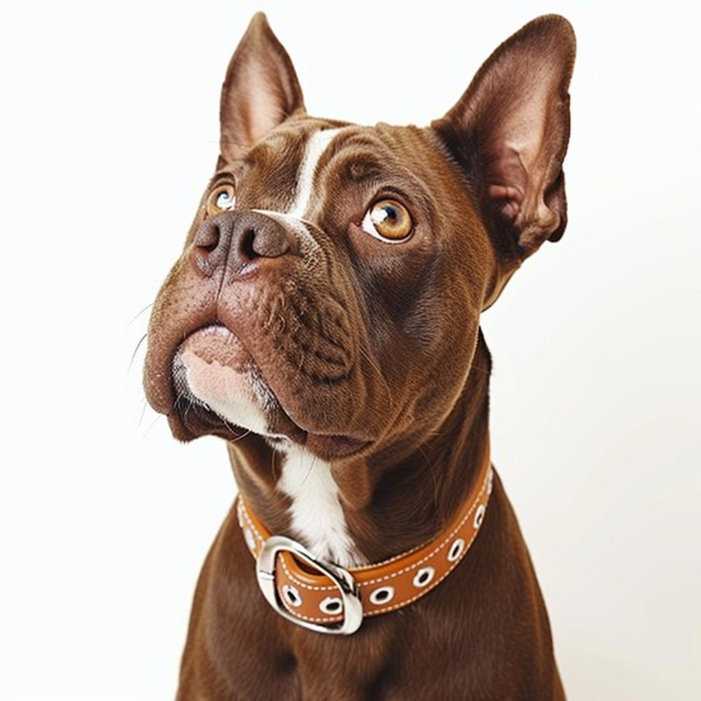 dog  Pitbull  playful  brown  collar  pet  illustration  sticker  canine  adorable 942897