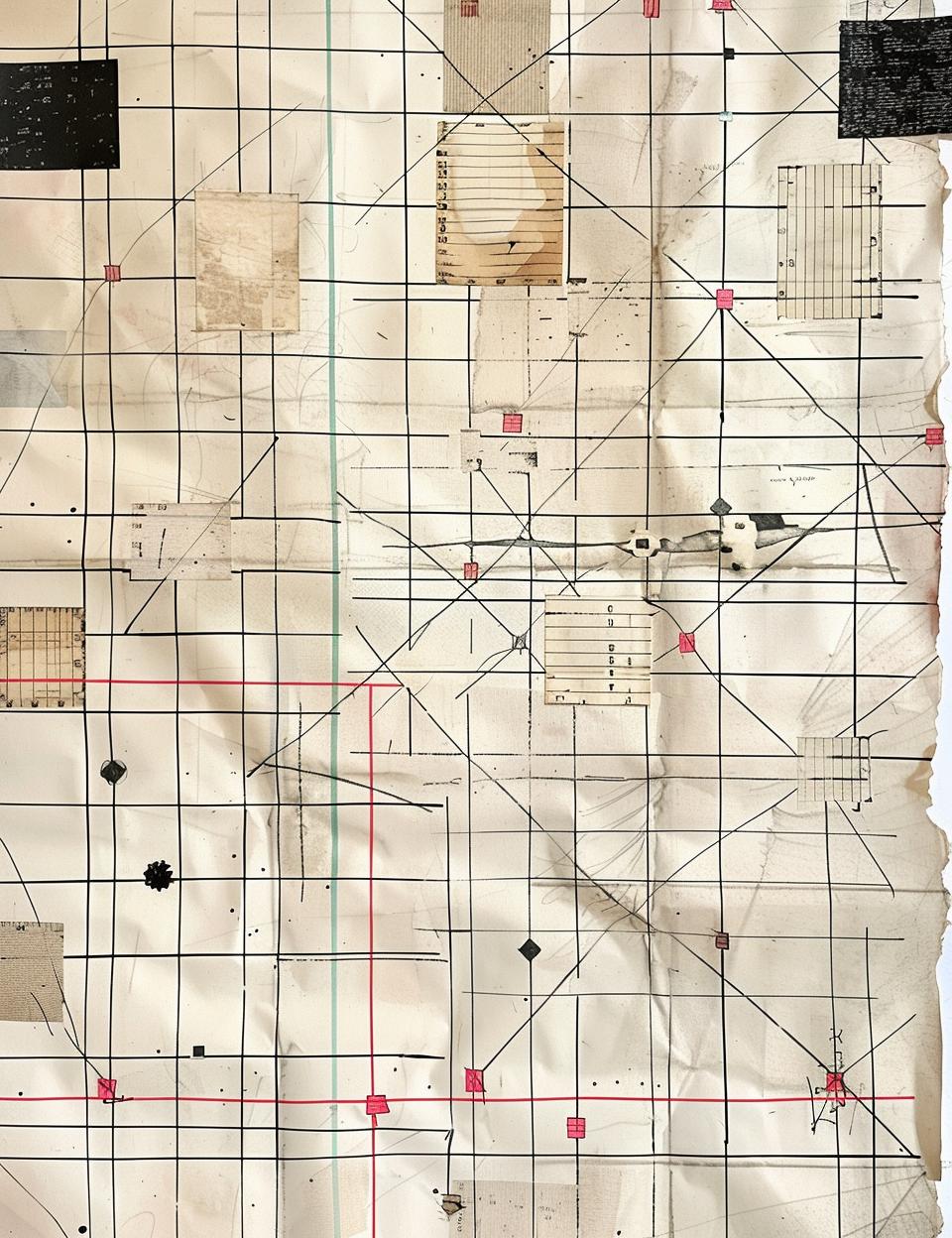 ledger  paper  patchwork  minimal  patterns  grid  tape  text  homemade  art 961988