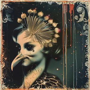 woman  bird  head  surreal  portrait  nature  feminine  colorful  chromolithography  whimsical 1037902