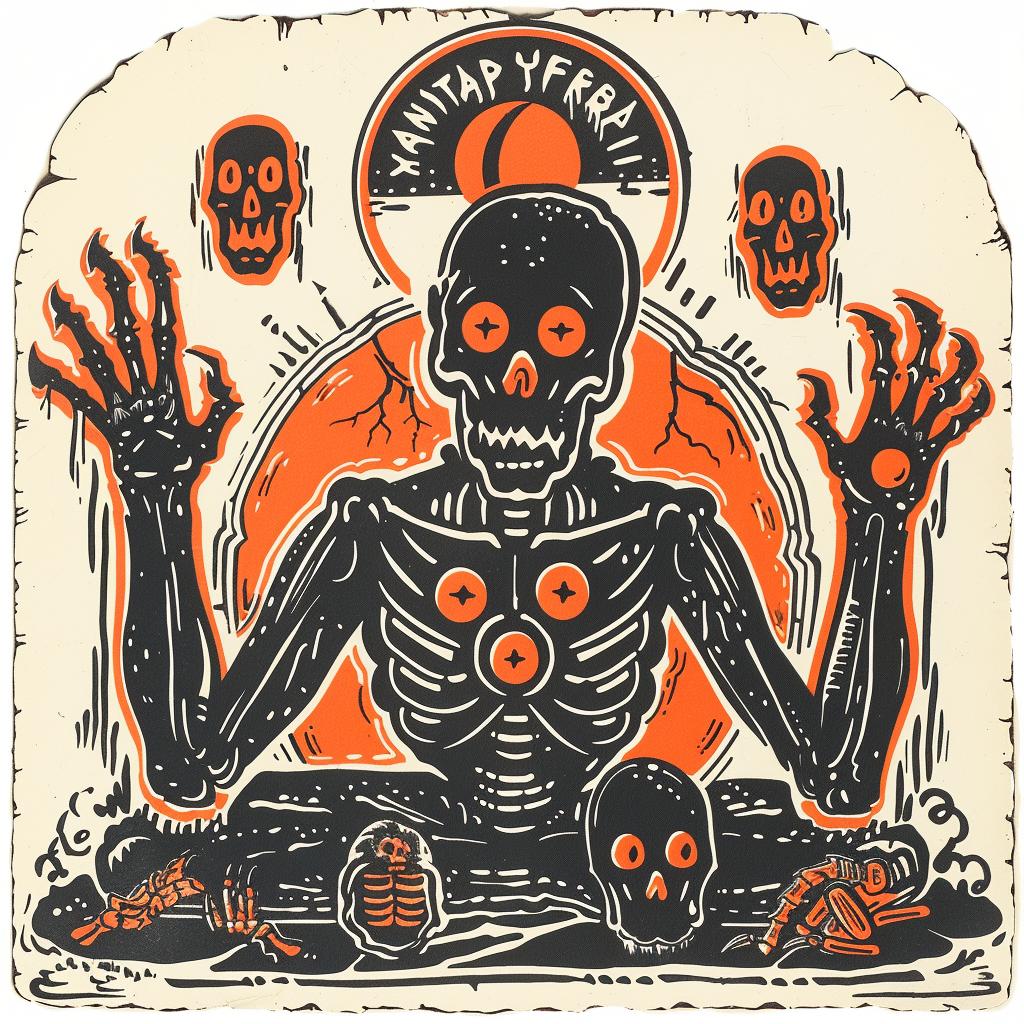 provocative  art  skeleton  skulls  poster  dark  spiritual  occult  introspective  naturalistic 934754