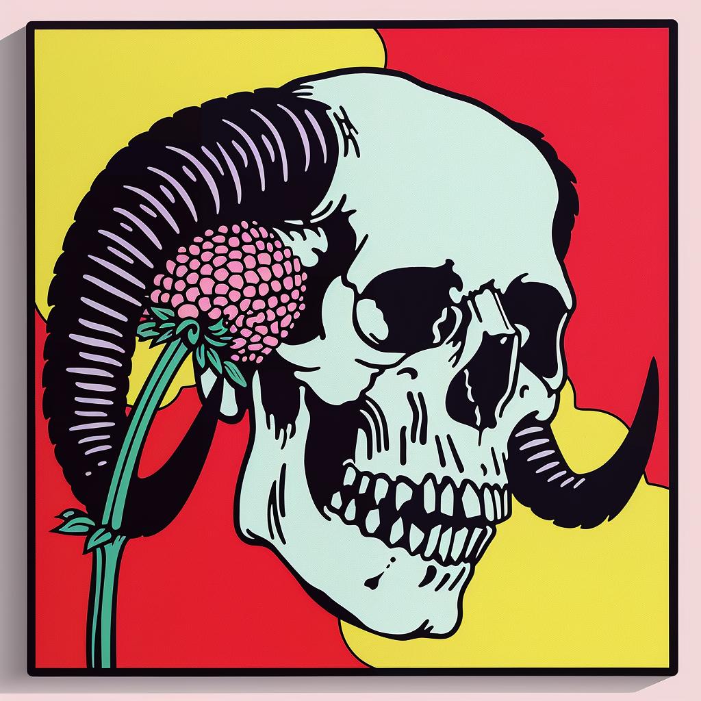 skull  flower  dark  arts  occult  badge  provocative  spiritual  symmetrical  design 934006