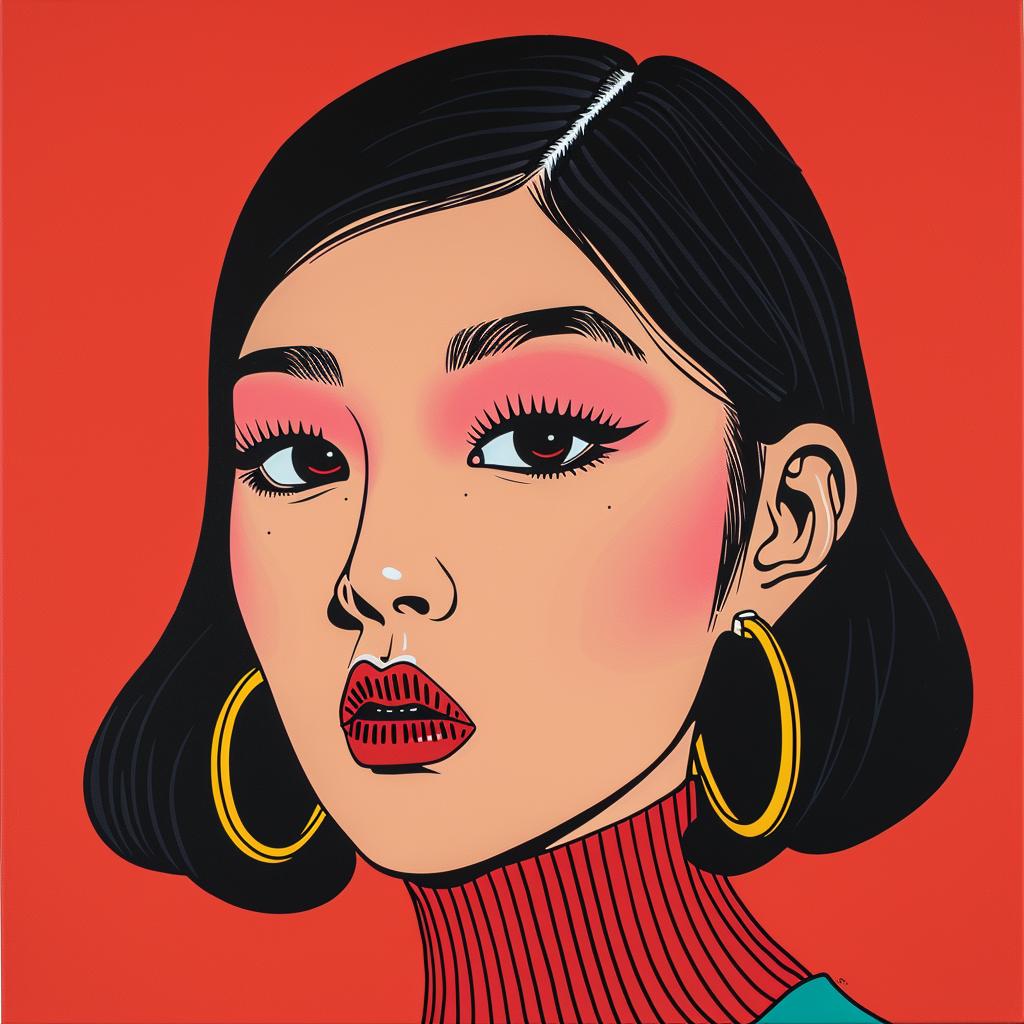 woman  asian  earrings  portrait  colorful  artistic  fashion  vibrant  beauty  expression 973586