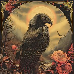 raven  art  mystery  dark  stylized  illustration  symbolism  black  animal  creature 1055052