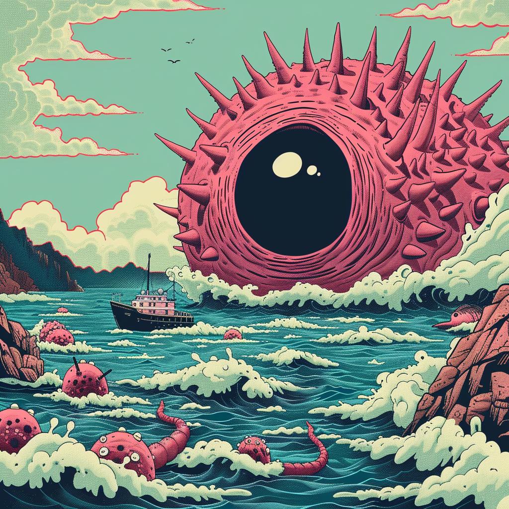 eyeball  octopus  monster  ocean  illustration  horror  fantasy  creative  surreal  fiction 945405