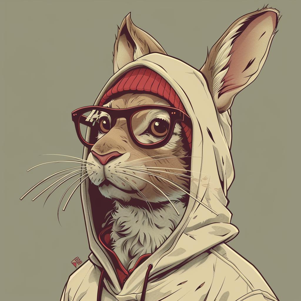 aggressive  animal  hip-hop  street  culture  rabbit  glasses  hoodie  urban  minimal 956194