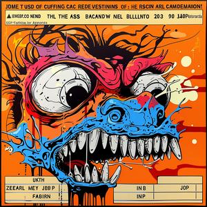 poster  cartoon  monster  horror  face  illustration  Japanese  vivid  art  creative 1036695