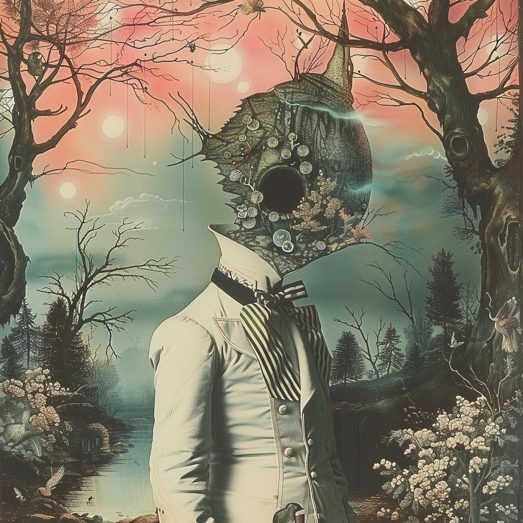painting  man  suit  forest  chromolithography  nature  illustration  portrait  detail  life 1026770
