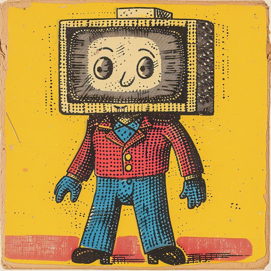cartoon  character  TV  head  man  surreal  illustration  humorous  modern  creative 917186
