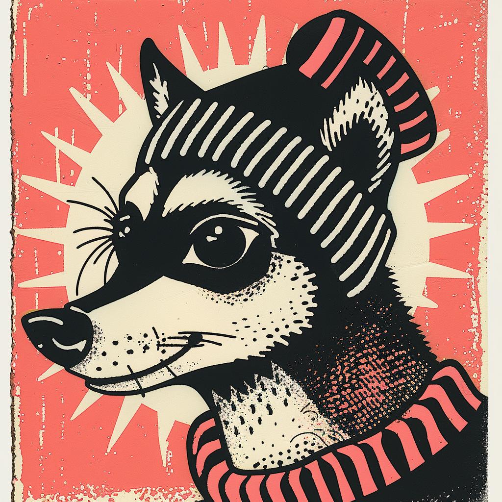 dog  hat  scarf  streetwise  aggressive  minimal  animal  urban  poster  illustration 958073