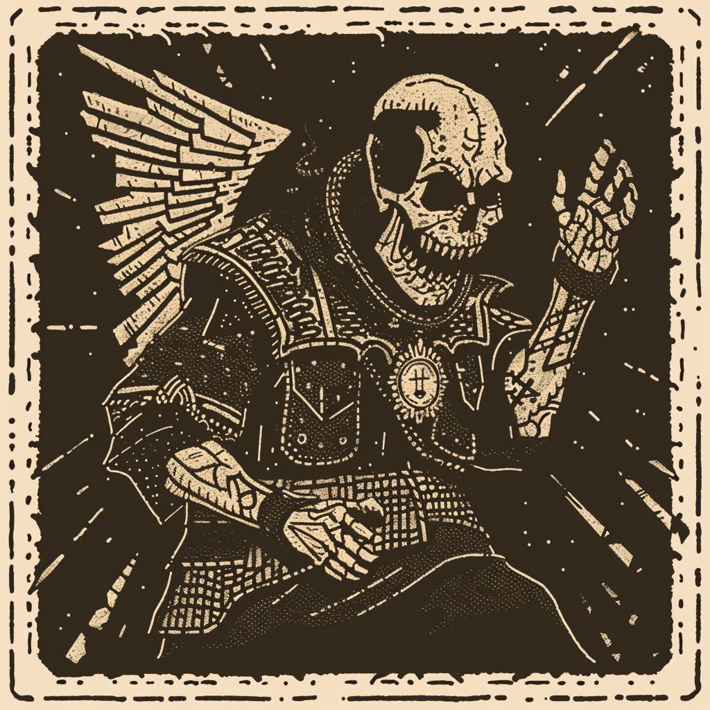 Provocative  Skeleton  Wings  Helmet  Black  Background  Dark  Art  Spiritual  Terror 935159