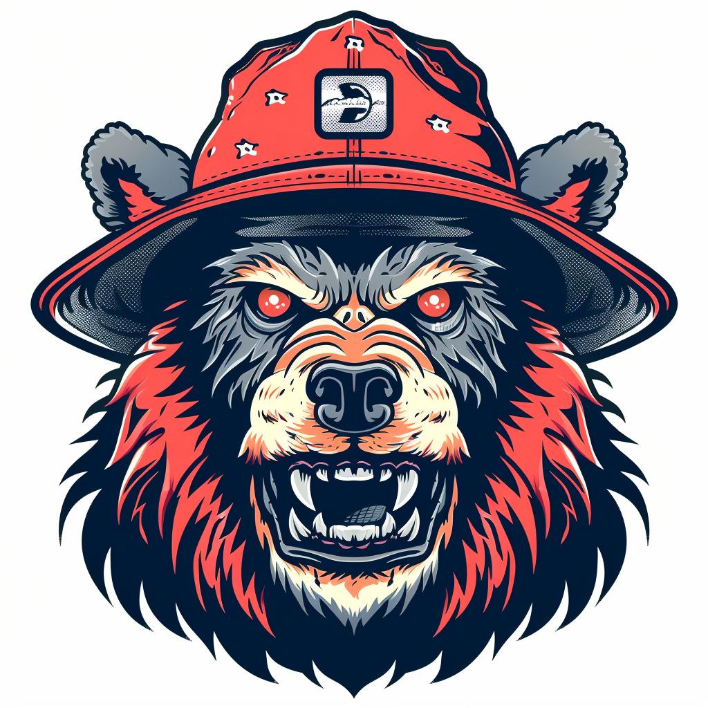 anthropomorphic  animal  aggressive  streetwise  cartoon  bear  red hat  minimal  street culture  simple 958787