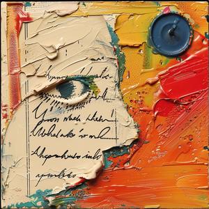 painting  face  words  encaustic  palette  knife  impasto  Richard  Avedon  art 1064627