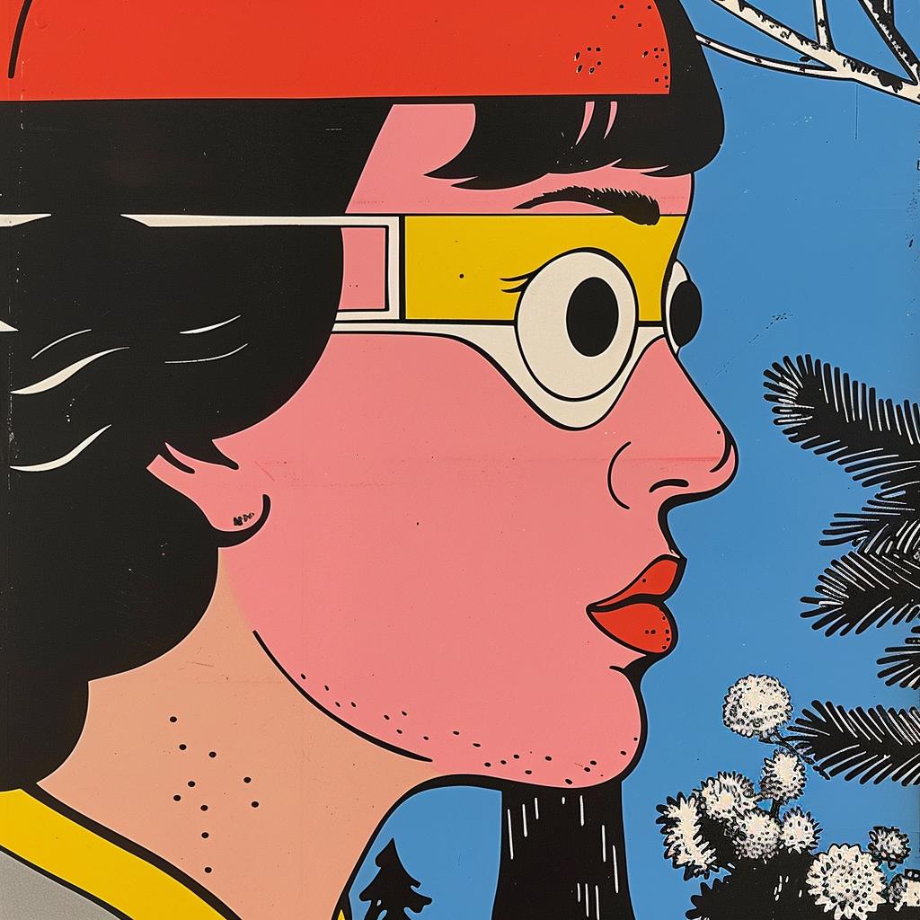 woman  hat  glasses  poster  surreal  art  creative  fashion  design  unique 1021328