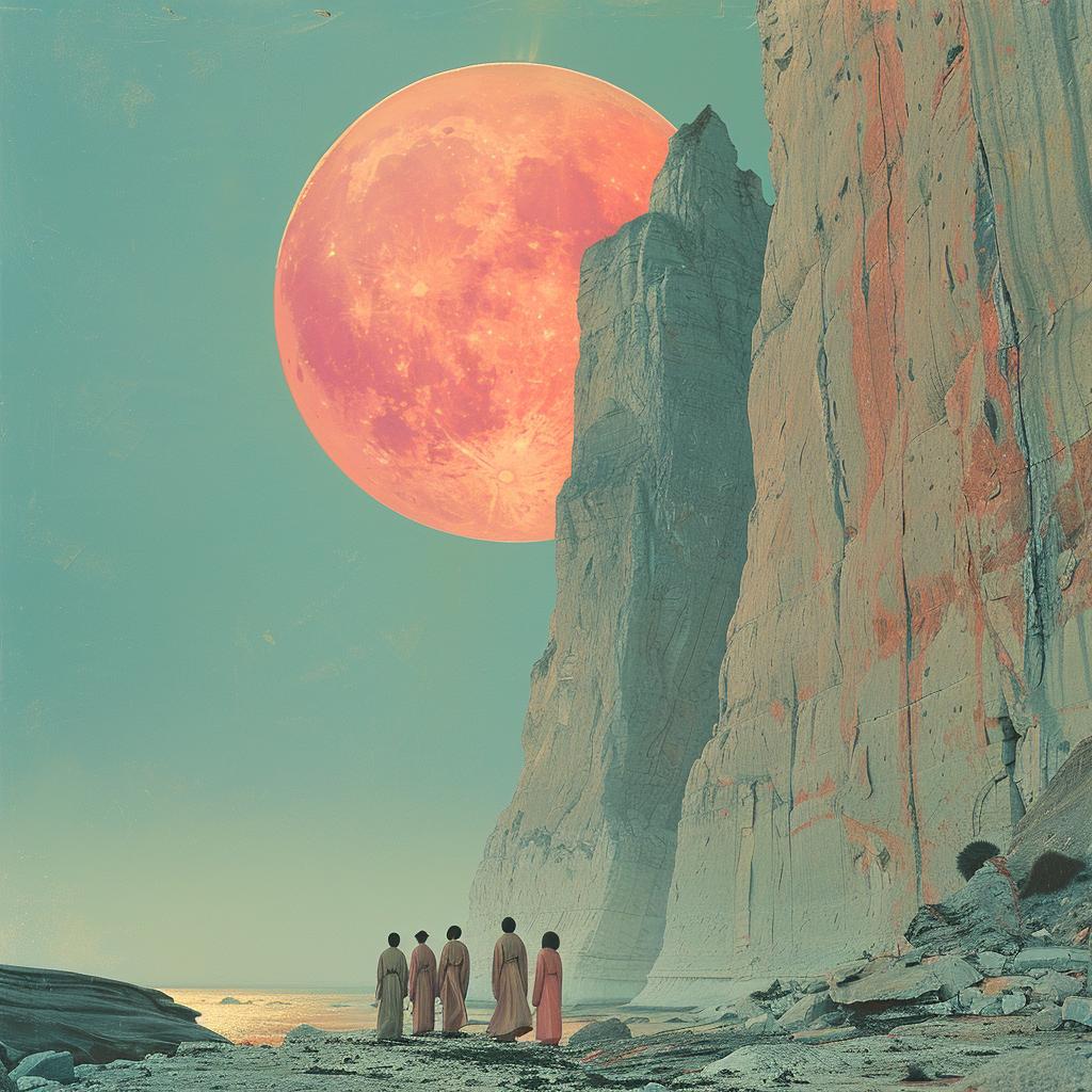 moon  full  blue  canvas  art  print  surreal  lighting  natural  colors 1032204