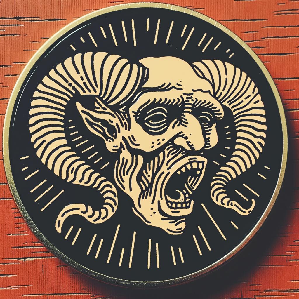 badge  provocative  dark  occult  spiritual  naturalistic  terror  emek  art  details 933944
