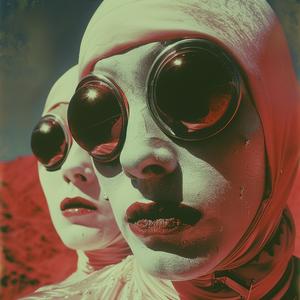 two  women  sunglasses  fashion  chromolithography  claude  cahun  andreas  levers  vintage 1039941