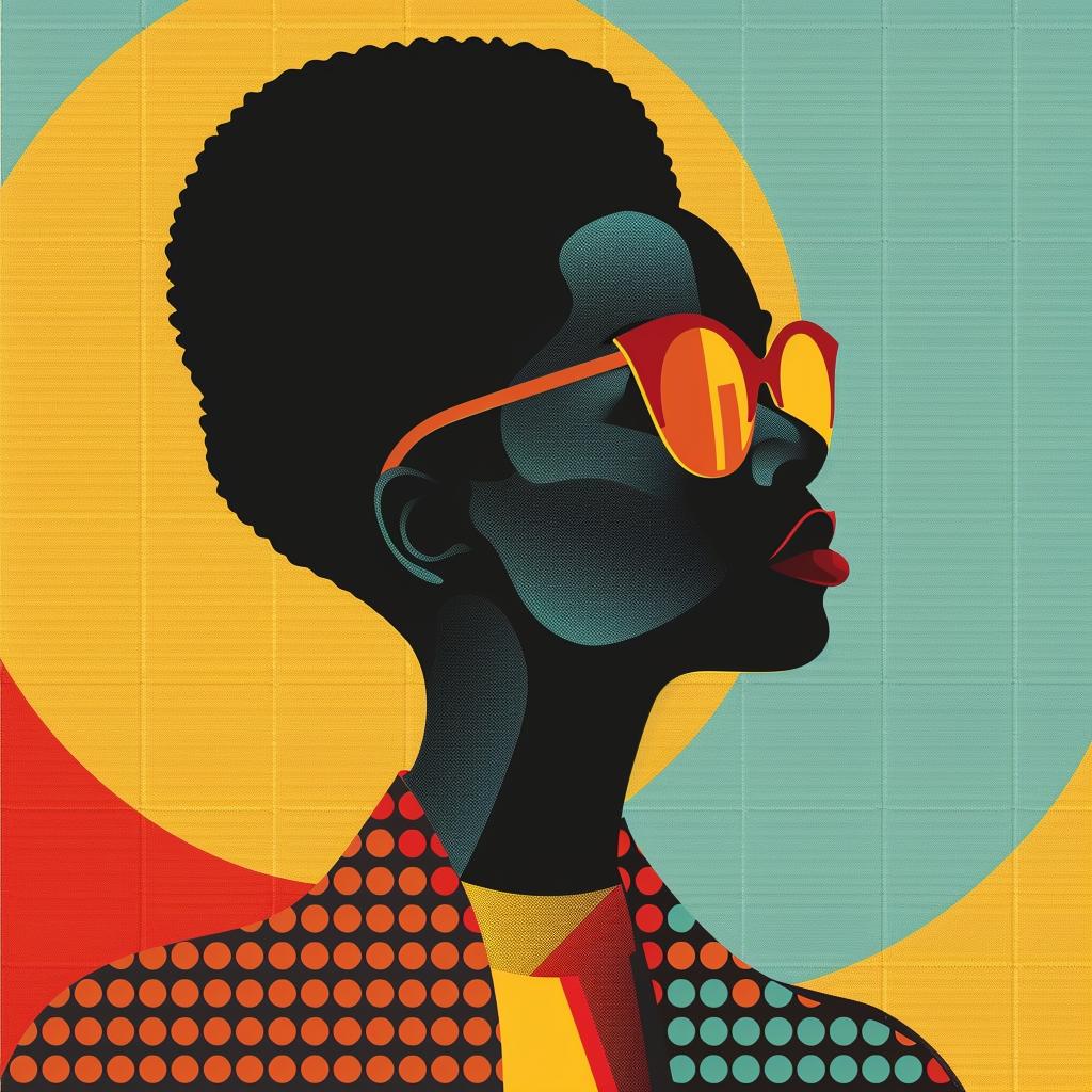 abstract  portrait  minimalist  geometric  colorful  elegance  strong  contrast  modern  aesthetic 929463