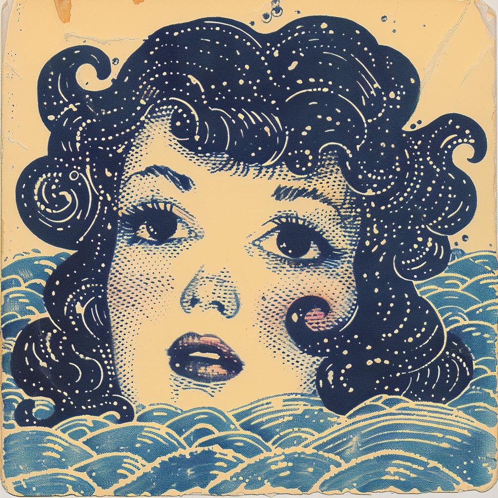 album  cover  vintage  poster  woman  water  artistic  design  elegant  graphic 917715