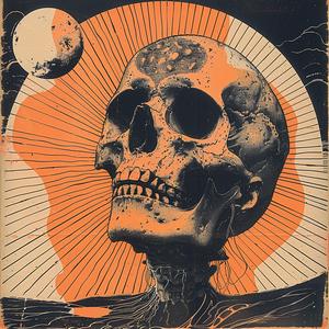 poster  skull  moon  killer  black  white  deathmetal  punk  minimalist  art 1072731