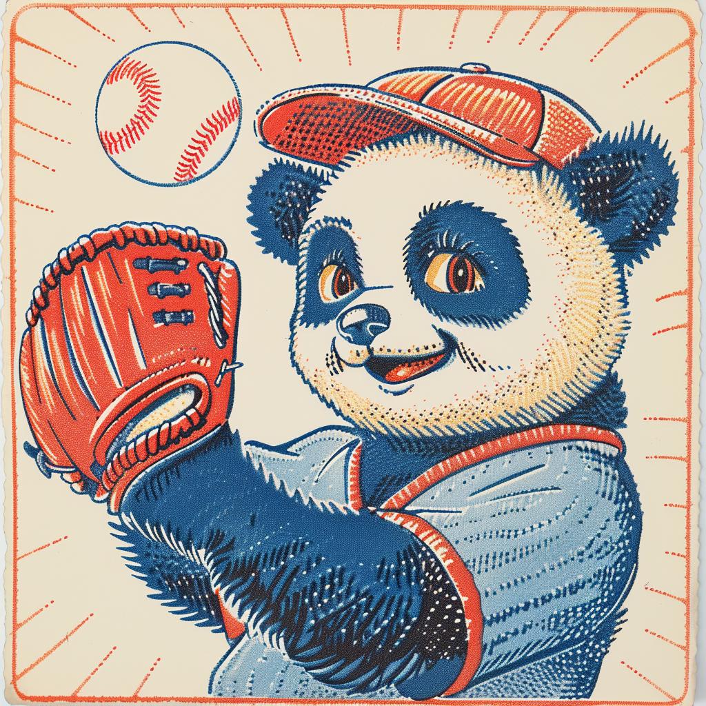 panda  baseball  glove  surreal  lighting  glow  color  natural  Provoking  Ed 962834