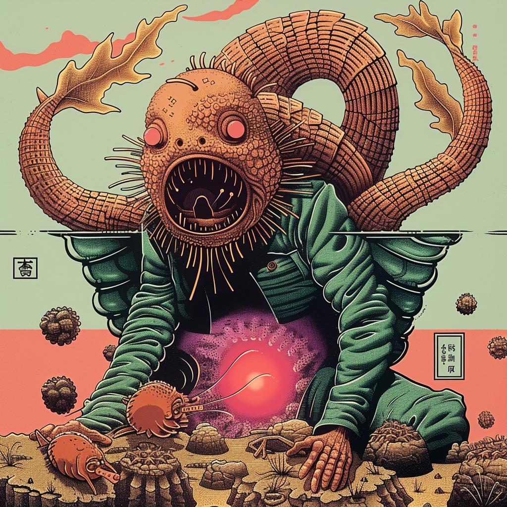 cartoon  monster  background  character  Japanese  design  illustration  colorful  fantasy  playful 946862