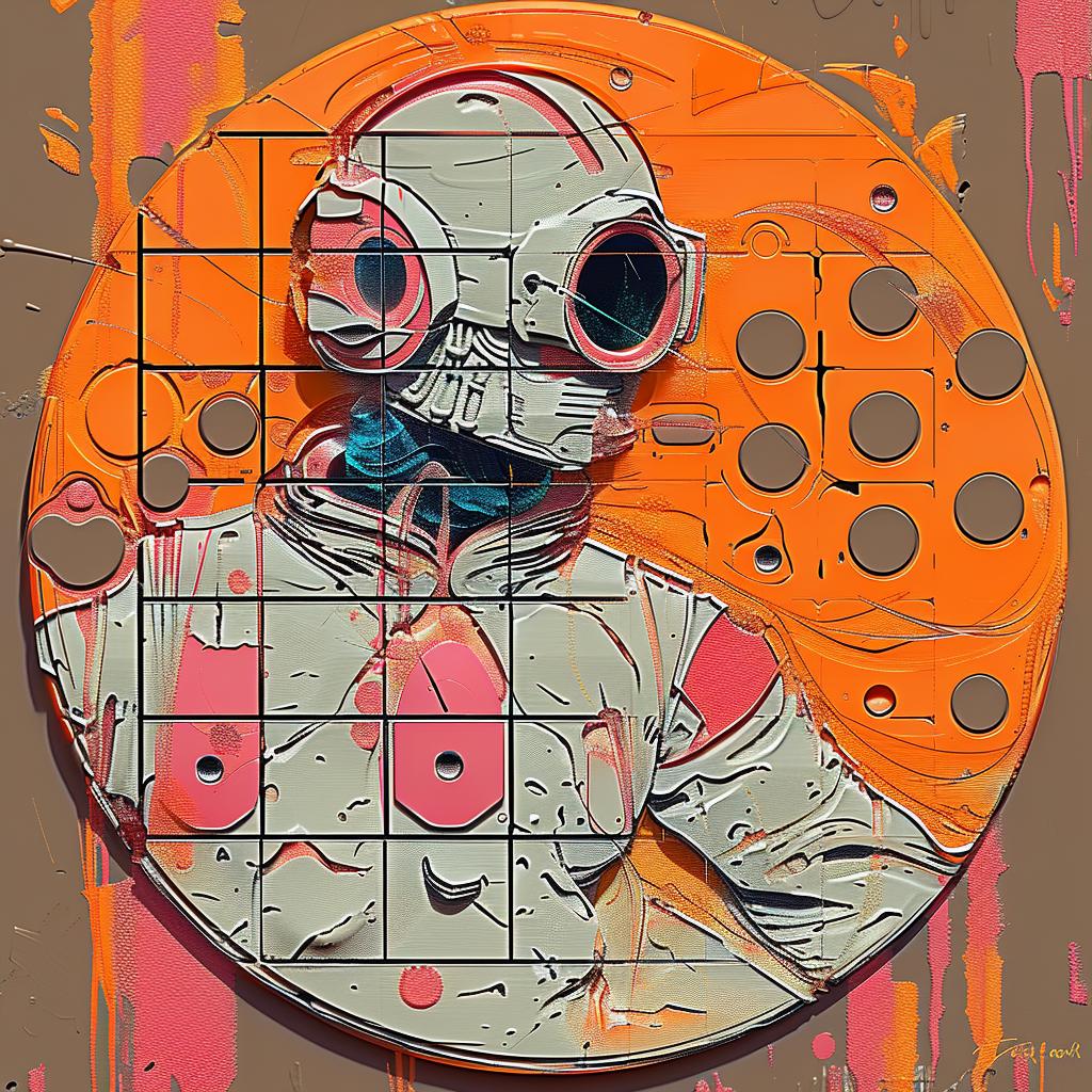 astronaut  circular  wall  quantum  waves  concert  digital  art  cyberpunk  anime 966852