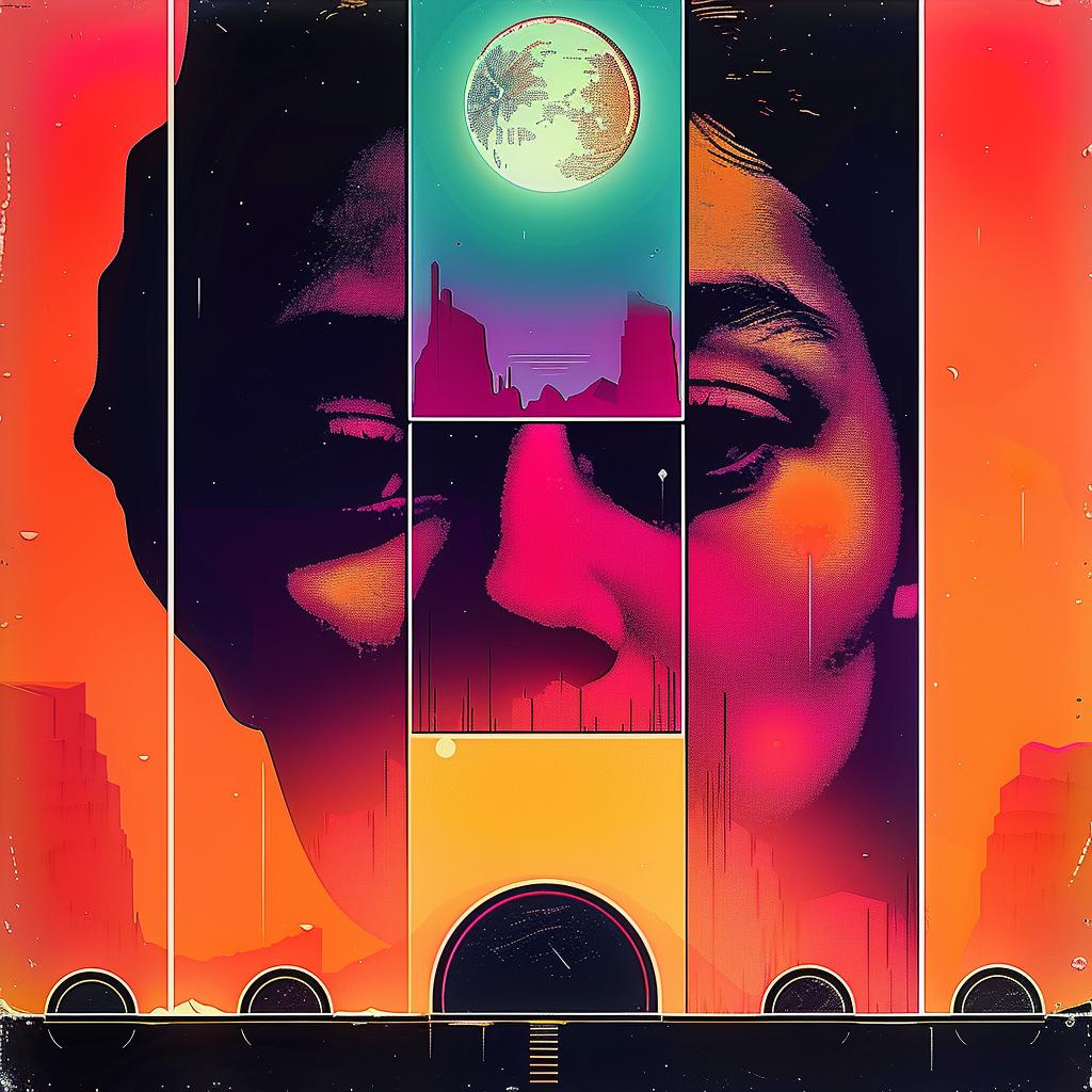 poster  man  sold  world  graphic  vibrant  artistic  bold  symbolic  content 967756
