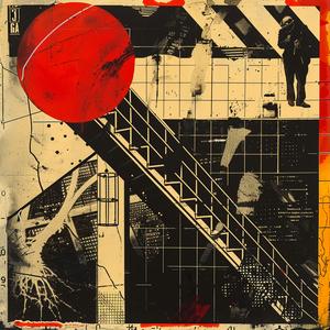 constructivism  encaustic  silhouette  scaffolding  crane  Donald  seven  collage  surrealism  vintage 1058663