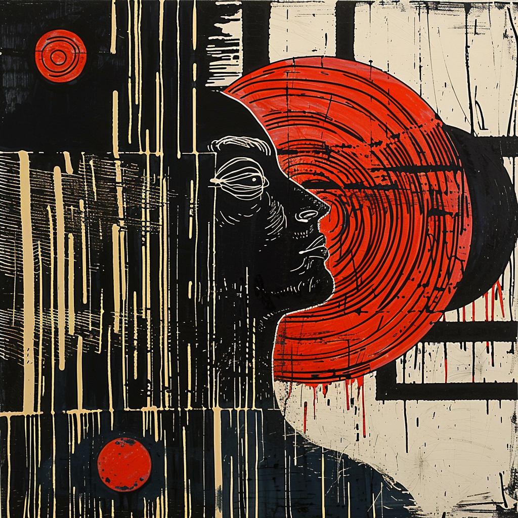 painting  red  black  background  abstract  colorful  visual  artistic  bold  modern 928202