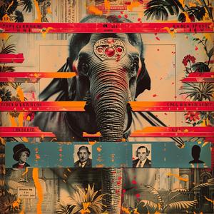 painting  elephant  portrait  chromolithography  man  woman  animals  nature  colorful  art 1058085