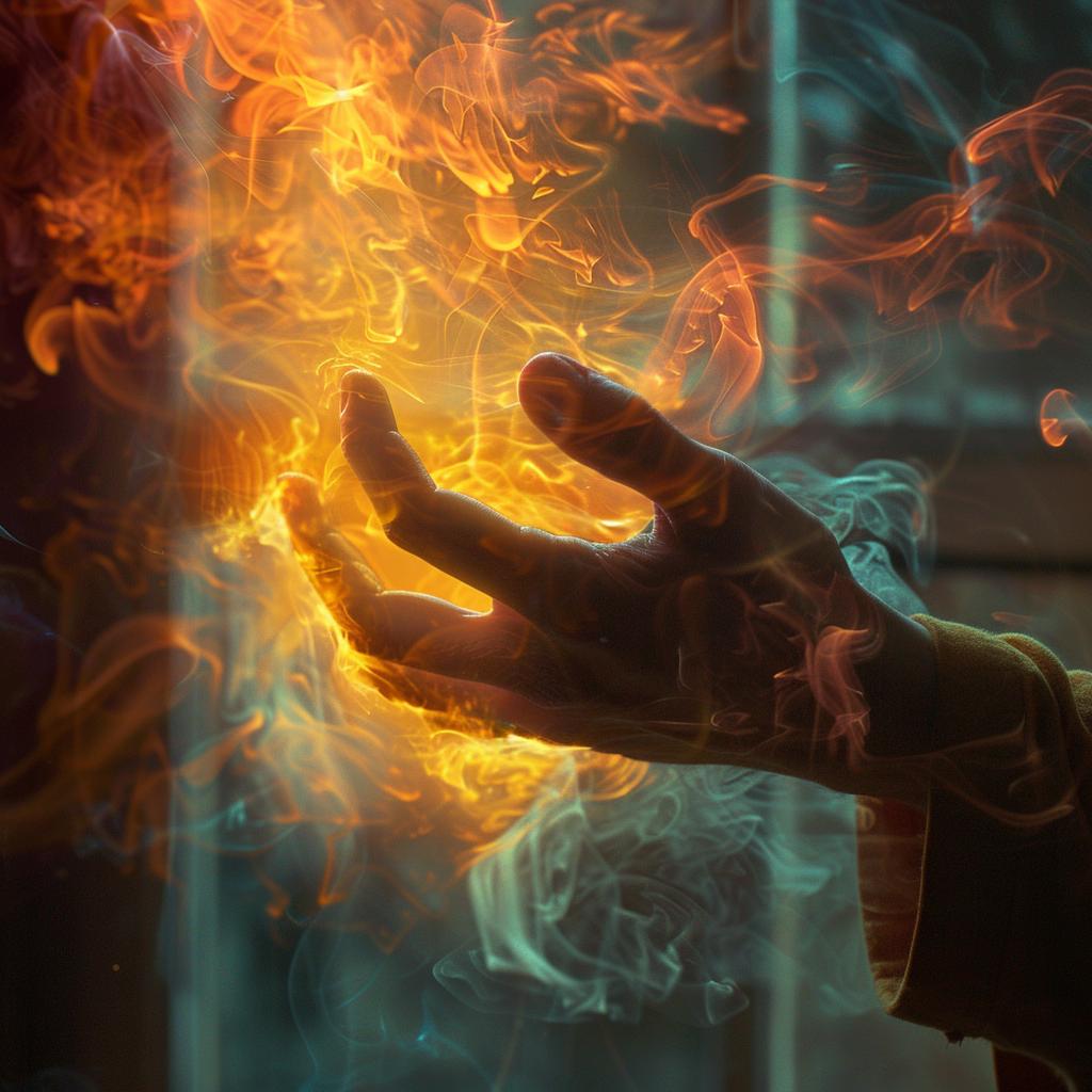 surreal  occult  sci-fi  photo  dark  lighting  glow  flame  mysterious  artistry 965884