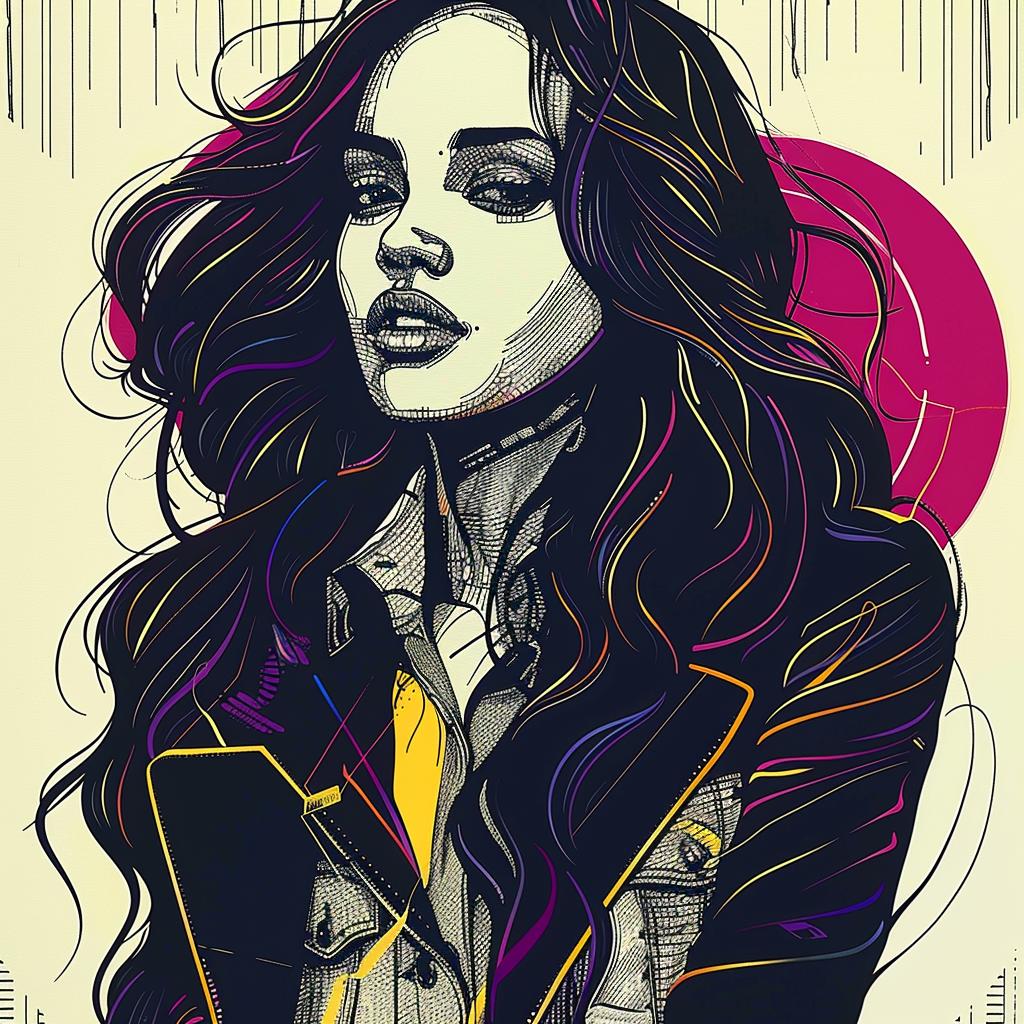 Pop Art  Kerry  Washington  drawing  long  hair  model  digital  art  white 939009