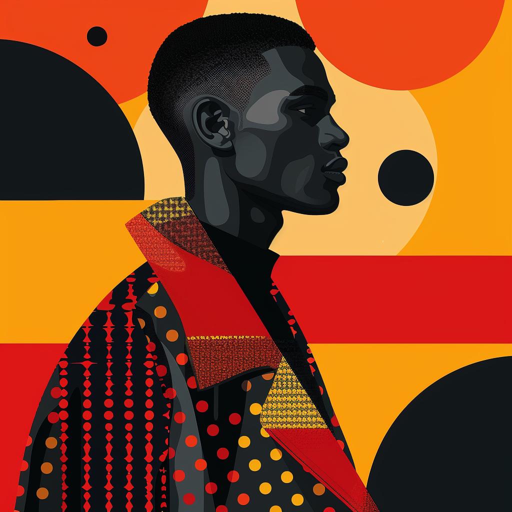 abstract  elegance  portrait  minimalist  geometric  colorful  stylish  man  chic  bold 929268