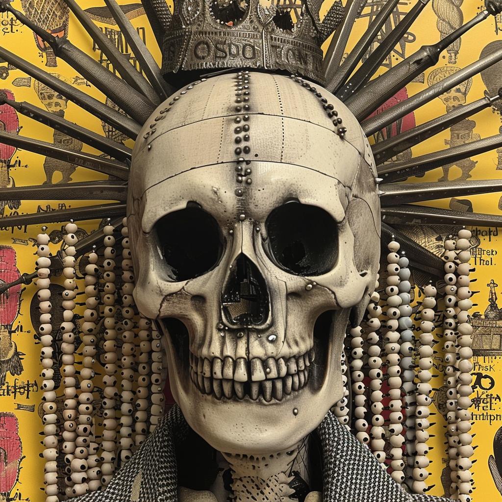 provocative  art  skull  crown  wall  dark  naturalistic  spiritual  terror  occult 935843