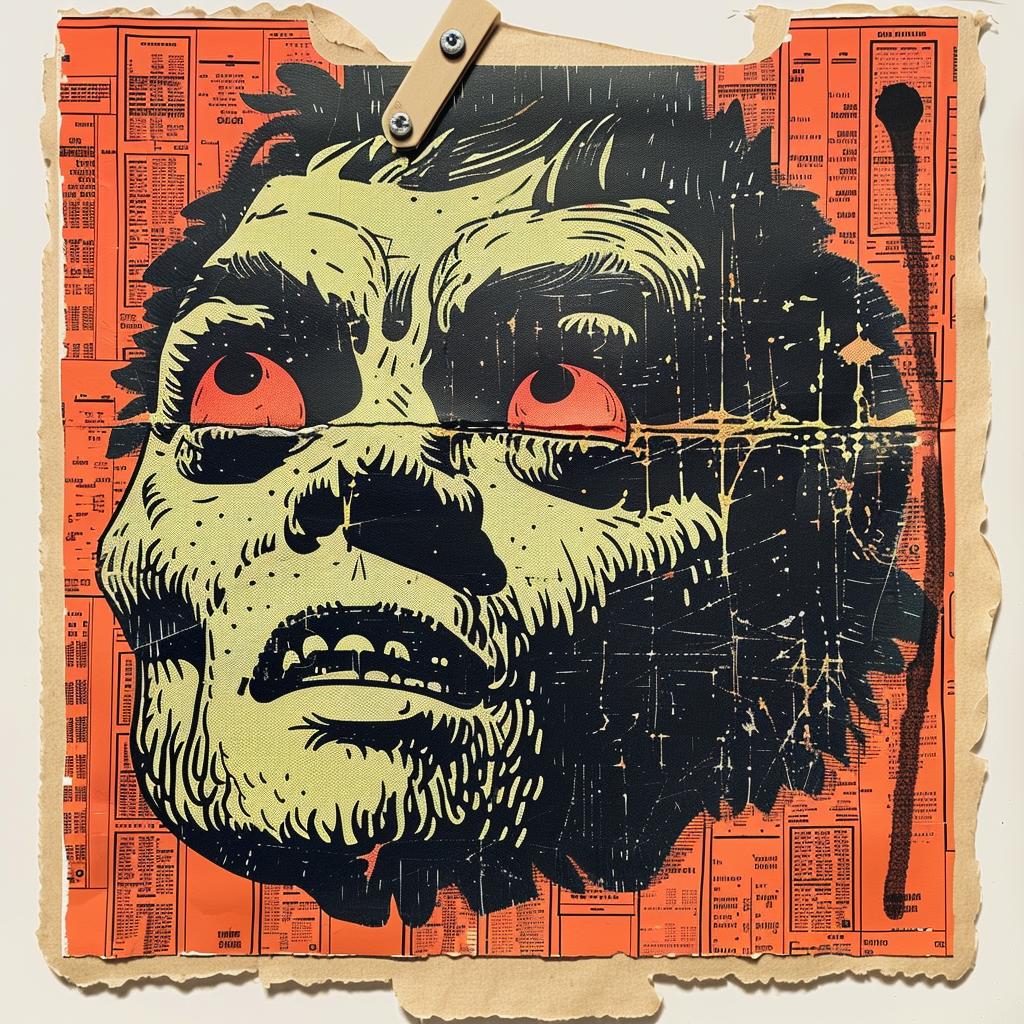 ملصق زومبي، وجه رعب، عمل فني، رسم توضيحي، رسومي، مرعب، إبداعي، مظلم 949652