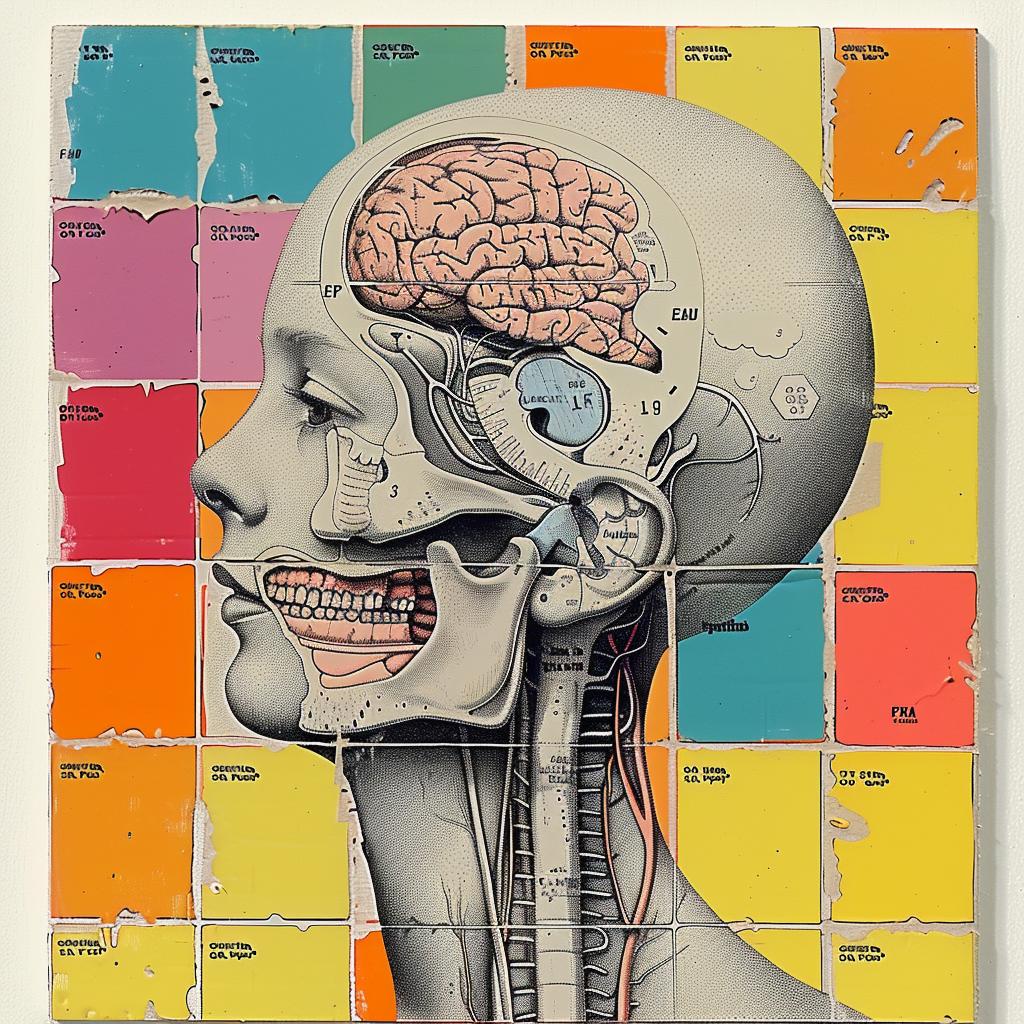 colorful  mosaic  human  head  brain  abstract  art  vivid  design  pattern 1015620