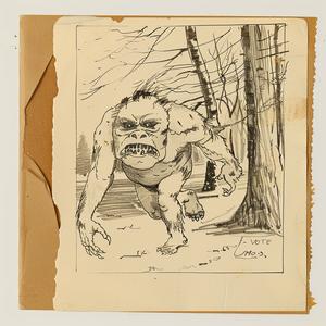 comic  monster  art  1939  original  Riisograph  illustration  Symbolist  chaotic  stratal 1037278