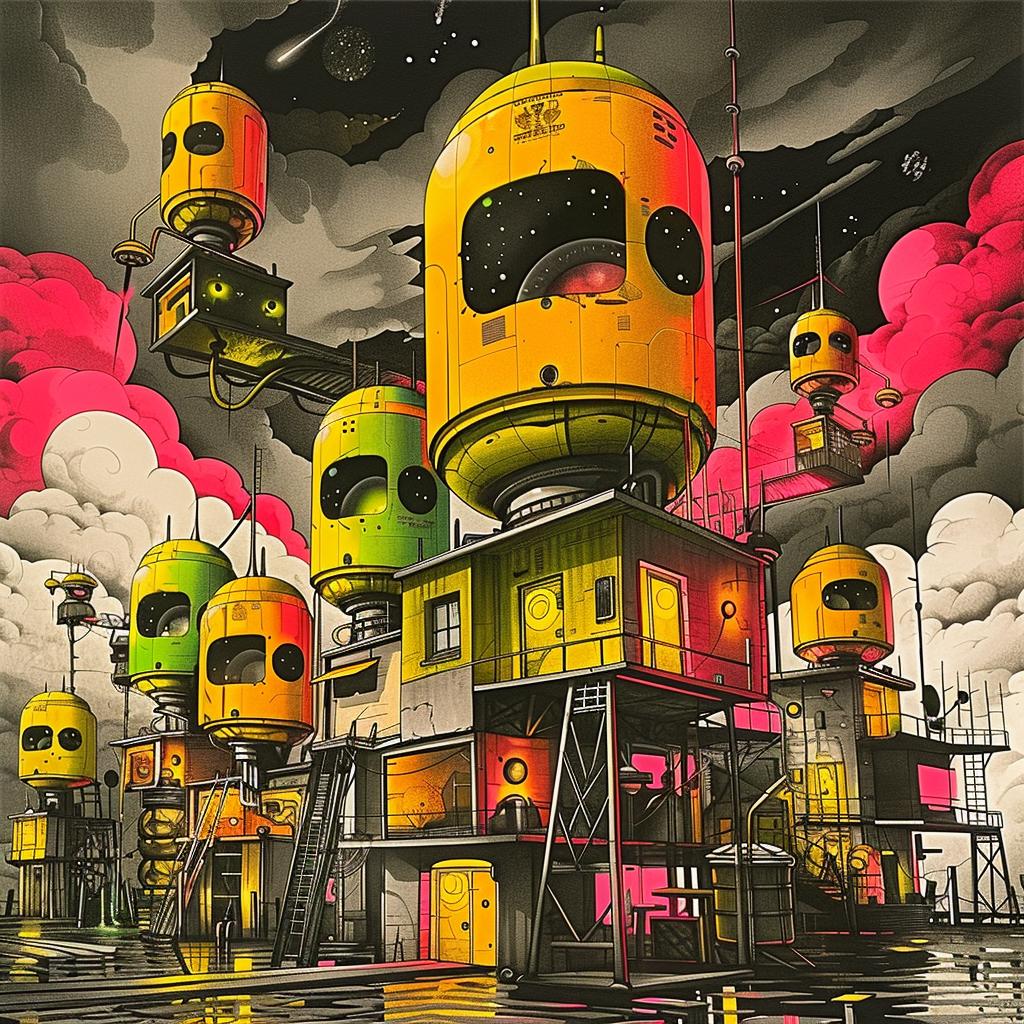 futuristic  city  buildings  painting  urban  landscape  architecture  future  sci-fi  design 1036385