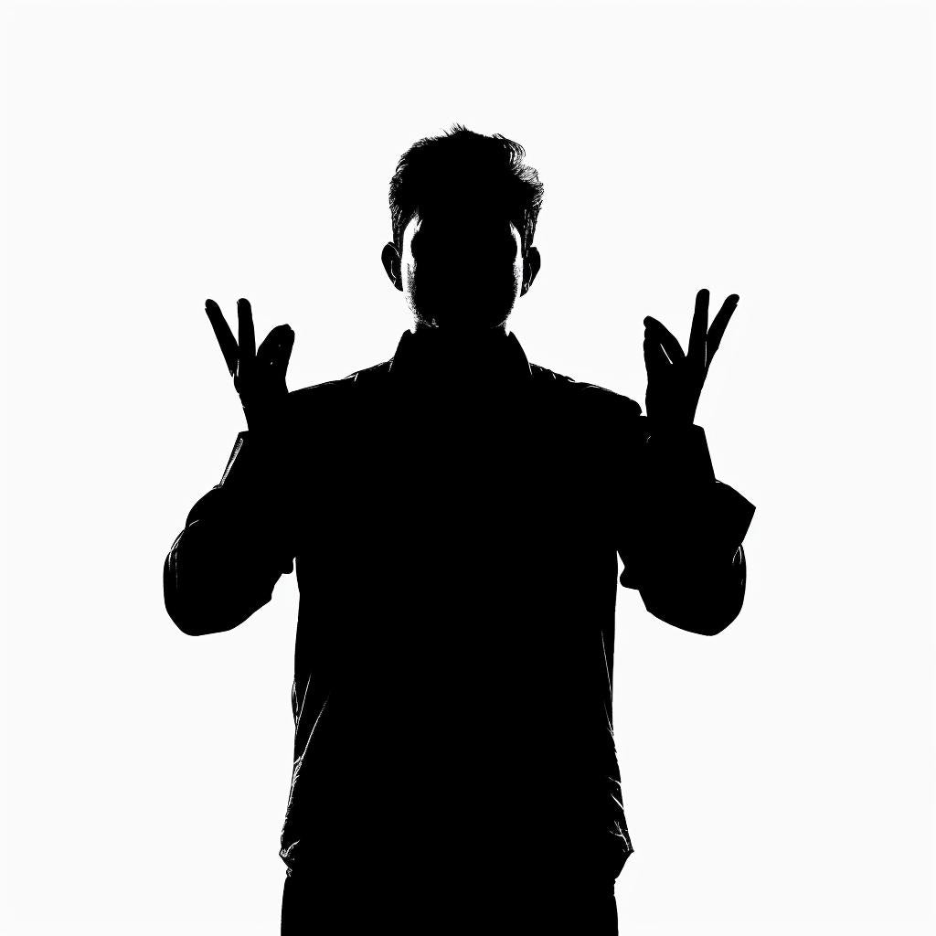 silhouette  man  sign  language  illustration  black  gesture  portrait  minimal  art 954107