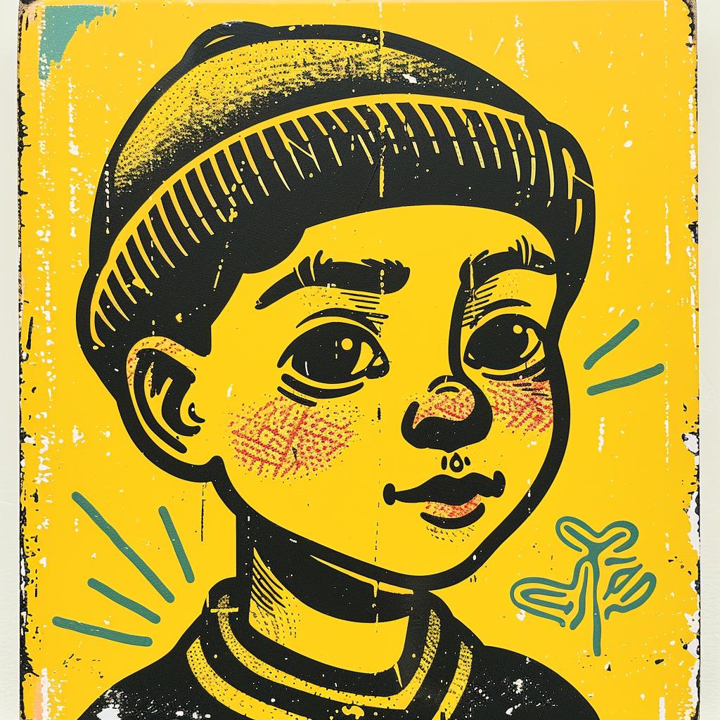 boy  streetwise  culture  minimal  poster  hat  black  yellow  aggressive  graphic 949713