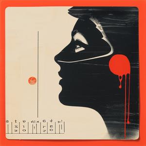 poster  woman  face  red  dot  graphic  art  minimalist  NOMA  Bar 1066613